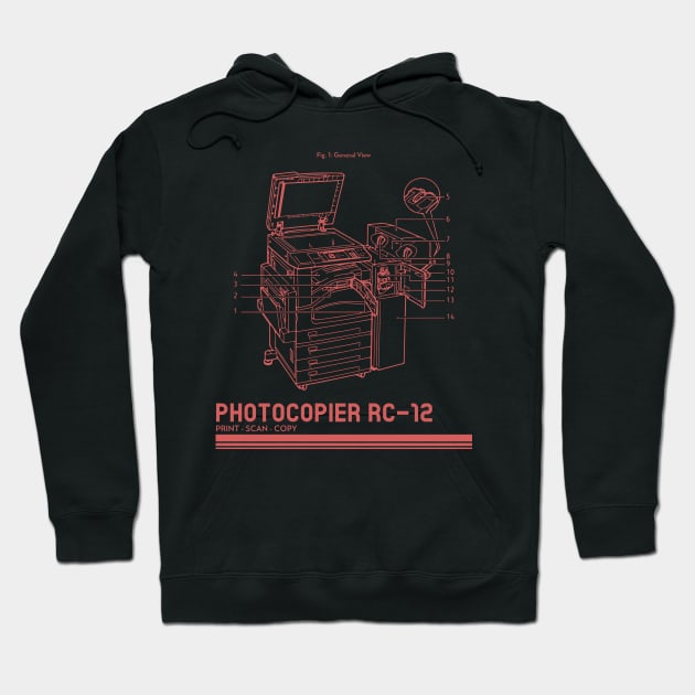 Design of Photocopier Hoodie by ForEngineer